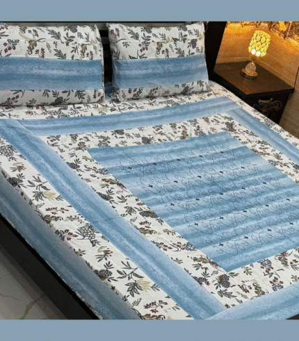 Double Bed Sheet 3Pcs
