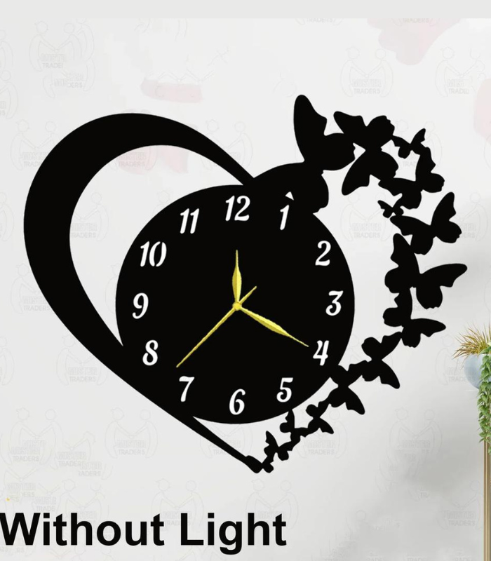Heart Design Wall Clock